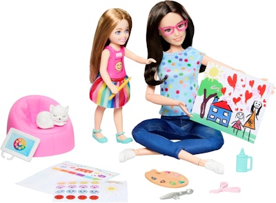 Barbie konstterapi med terapeutdocka