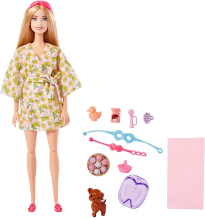 Barbie Docka Spadag Med Tillbehör