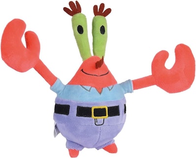 Svampbob Fyrkant Gosedjur Mr Krabba 20 cm