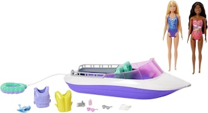 Barbie Mermaid Power Båt Med 2 Dockor