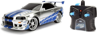 Fast & Furious Radiostyrd Bil Nissan Skyline GTR