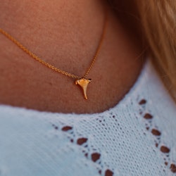 Kantarell halsband guld