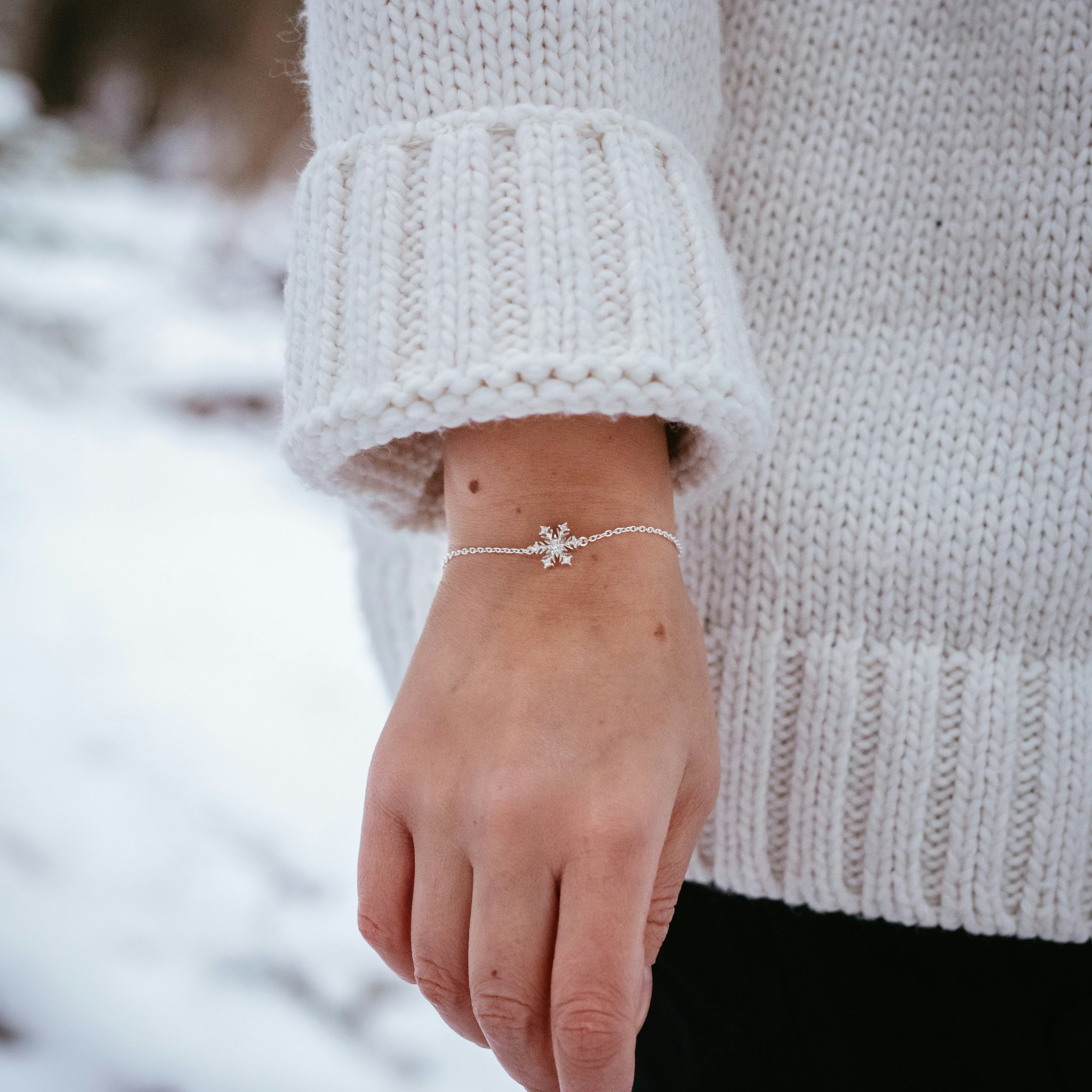 Snöflinga armband