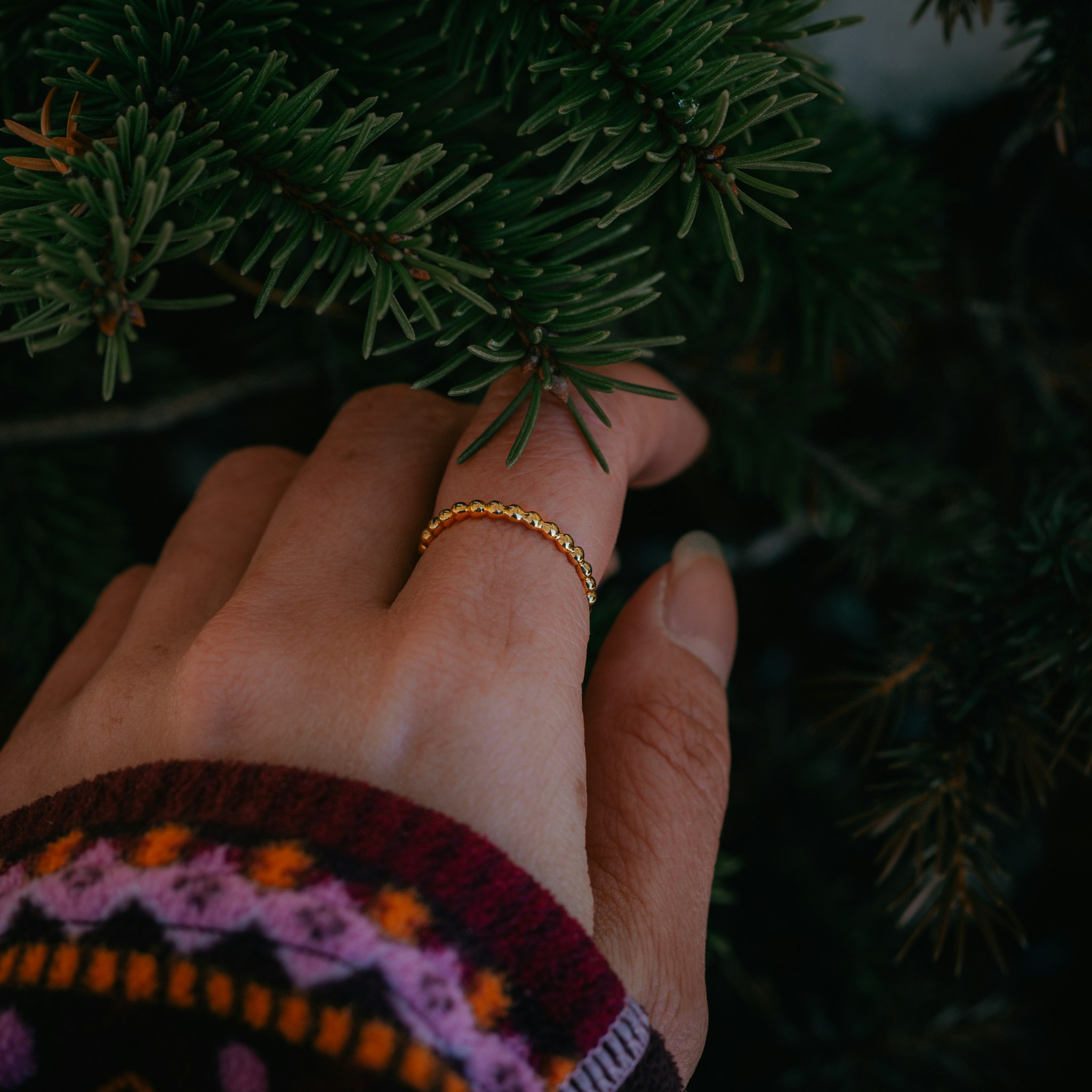 Pärla ring guld