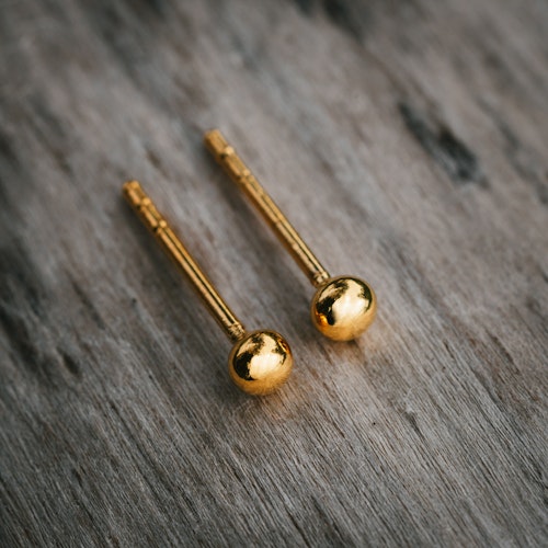 Pärla örhängen guld