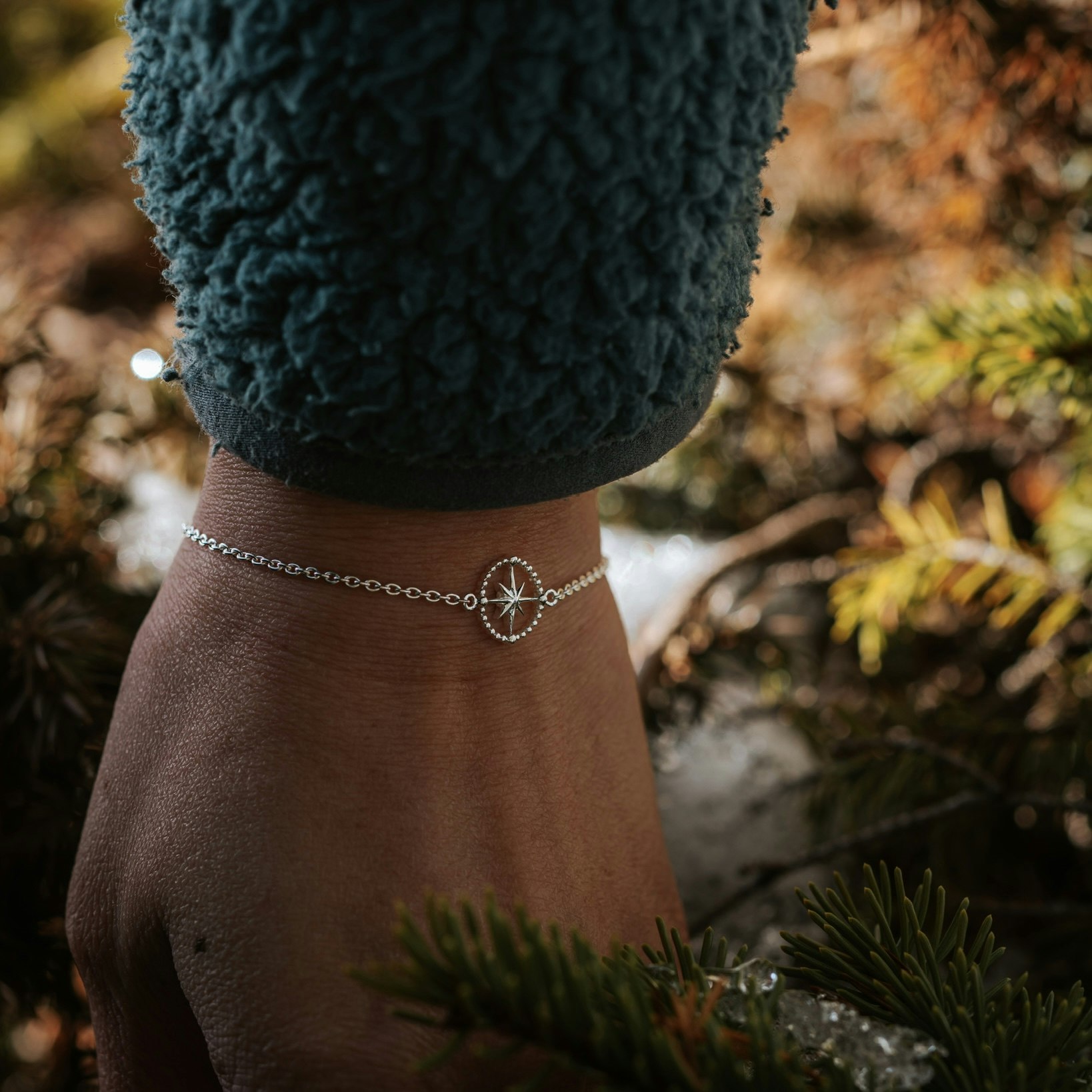 Kompass armband