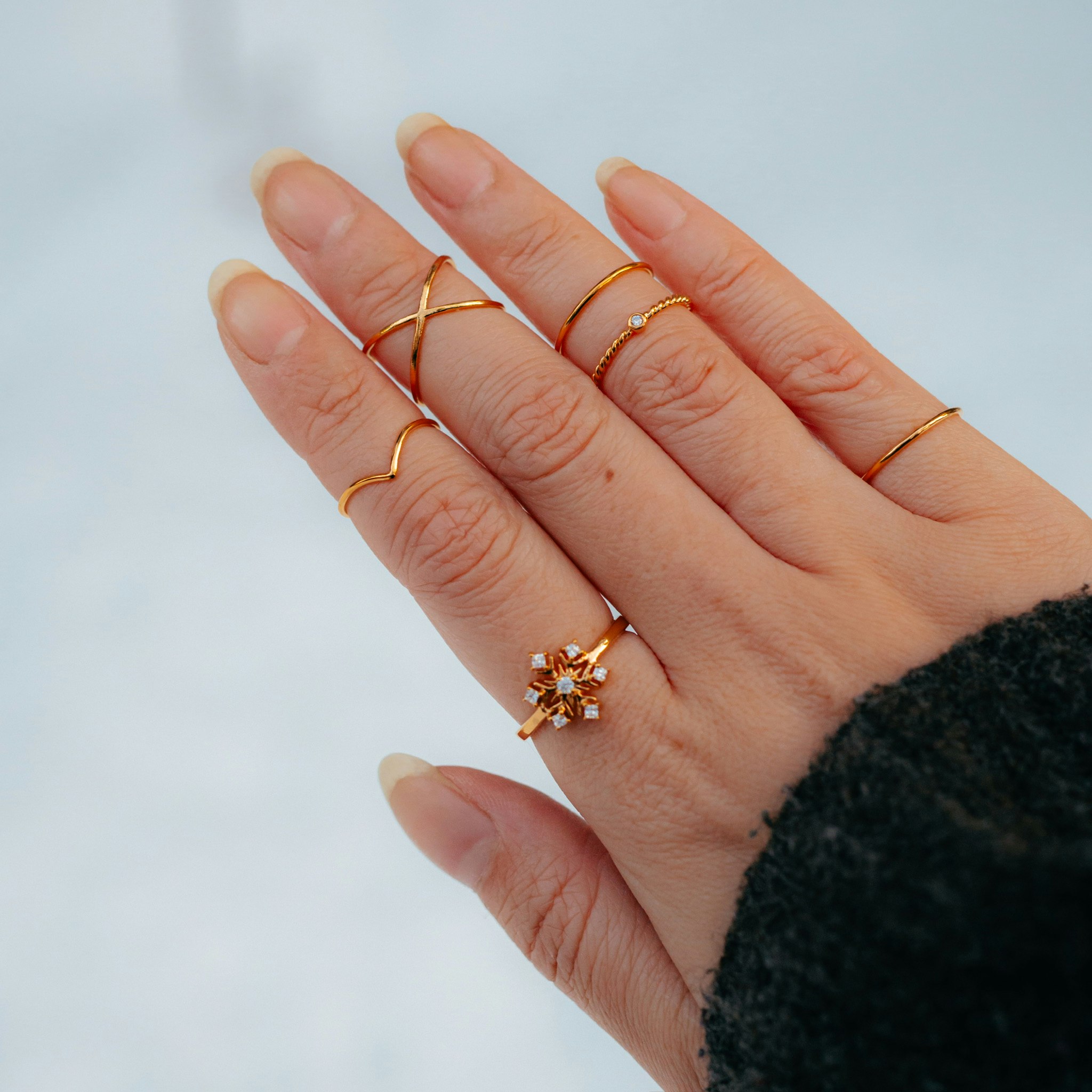 Trolsk fingertoppsring guld