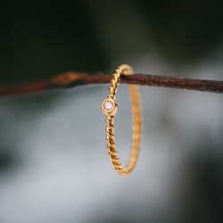 Sann fingertoppsring guld