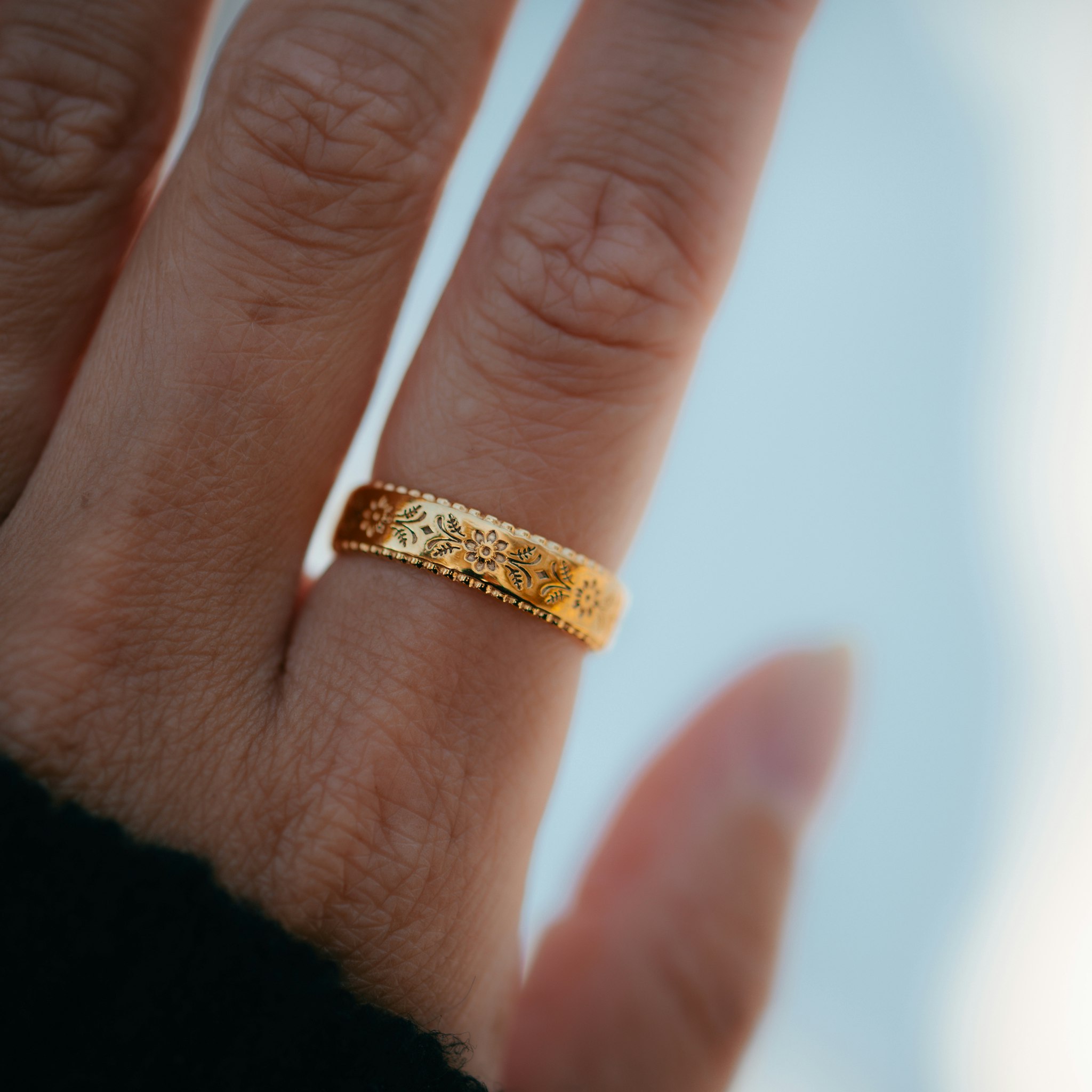 Arv ring guld