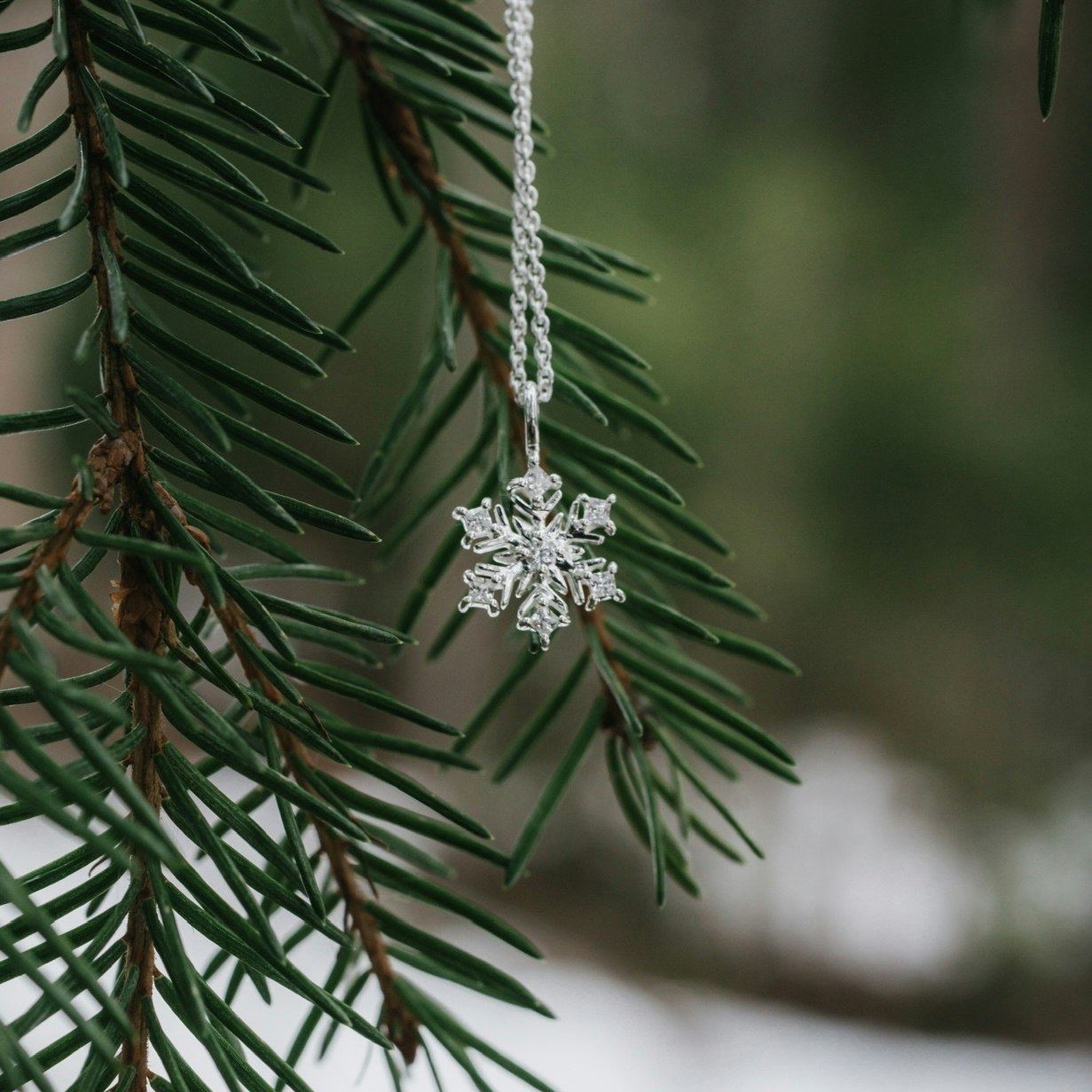 Snöflinga halsband