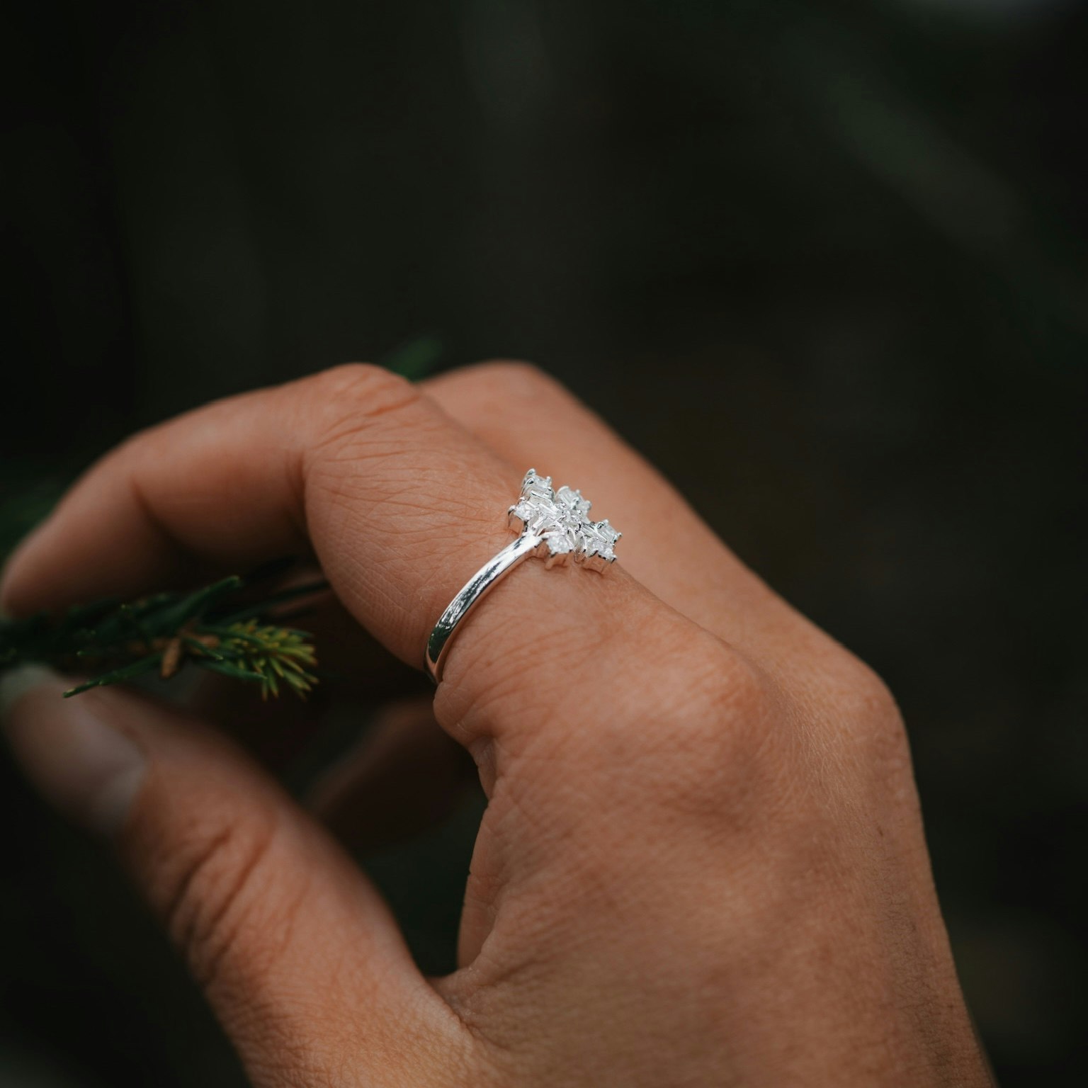 Snöflinga ring