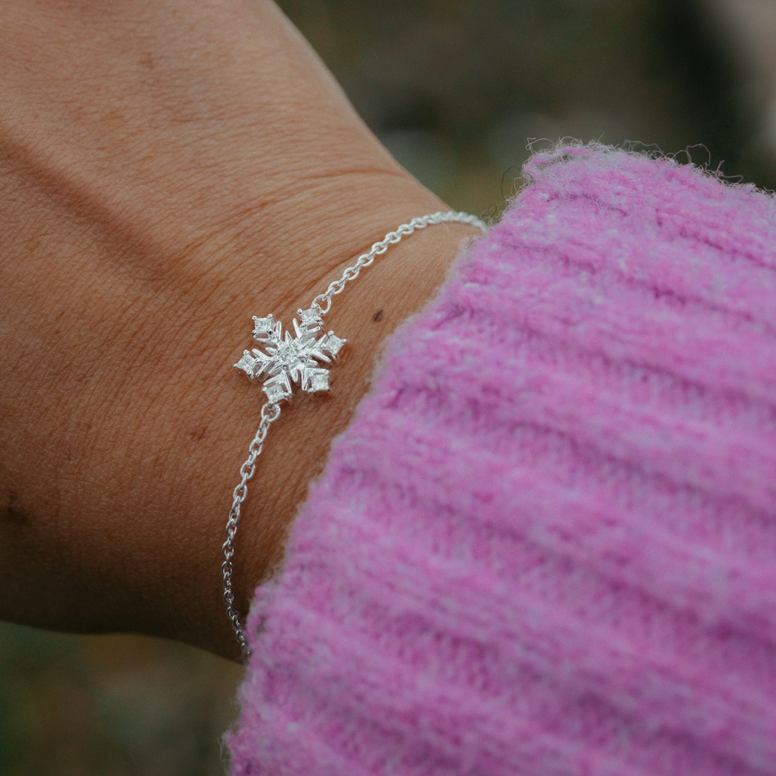 Snöflinga armband