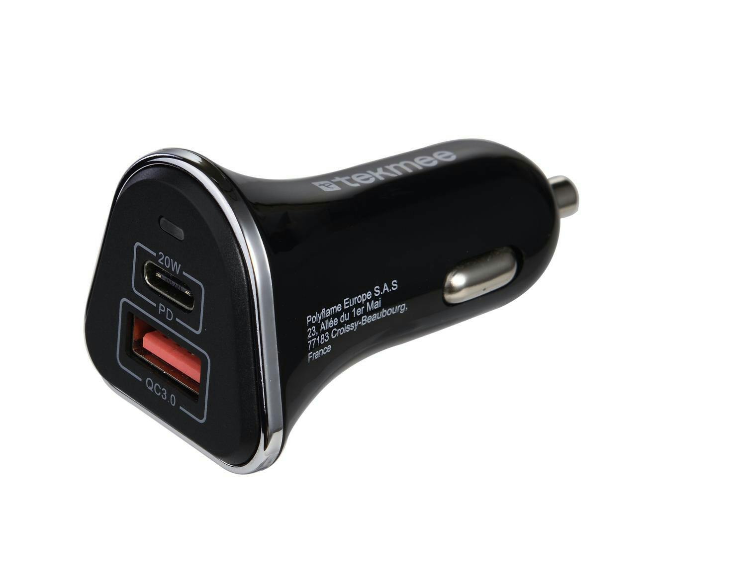 Tekmee Car Plug Fast Charge USB-C/A