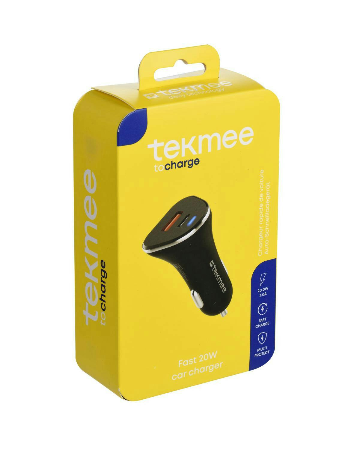 Tekmee Car Plug Fast Charge USB-C/A