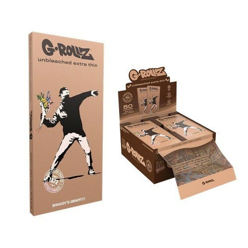 G-Rollz Banksy´s Graffiti Rullpapper Extra Tunn med filter & bricka