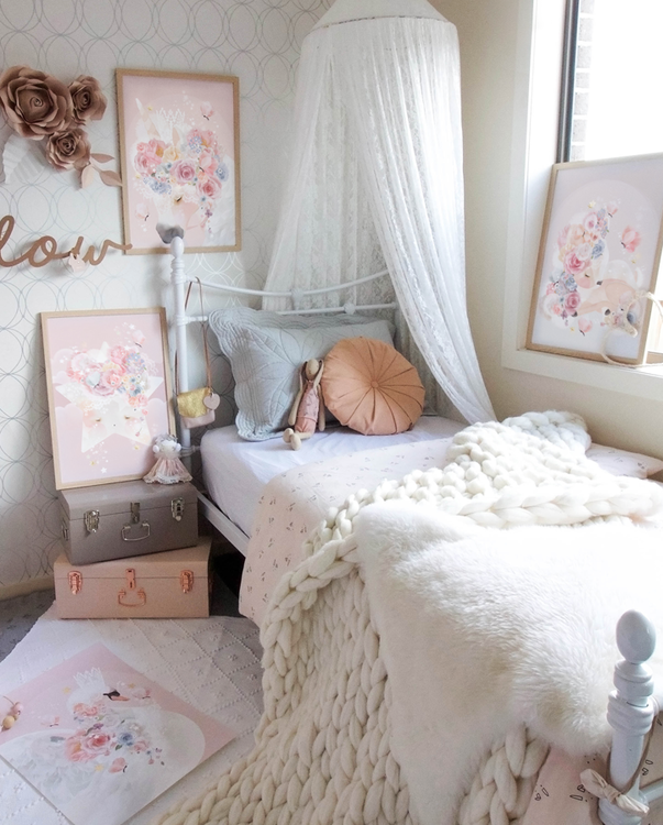Poster wish upon a star, tavla till barnrummet, schmooks babylove.se