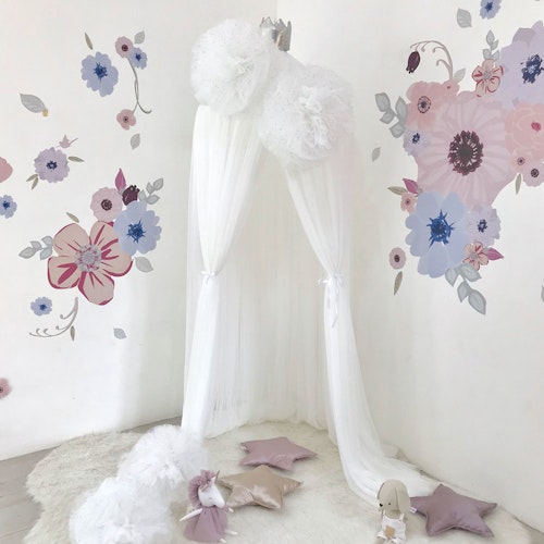Spinkie Baby , bed canopy Dreamy White Silver