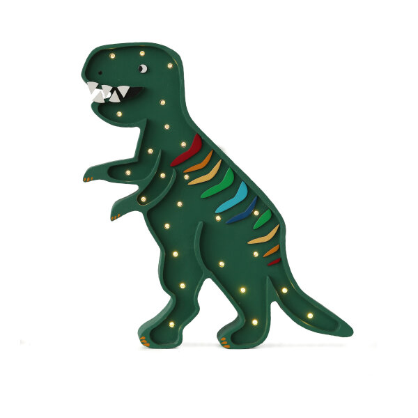 Little Lights, Nattlampa till barnrummet, Dino Rex grön 