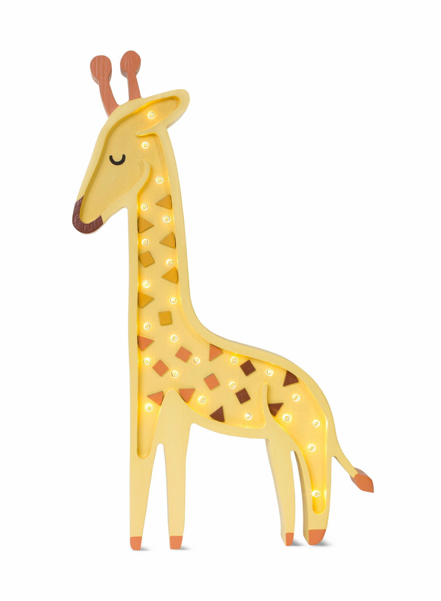 Little Lights, Nattlampa till barnrummet, Giraff gul 