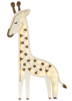 Little Lights, Nattlampa till barnrummet, Giraff beige