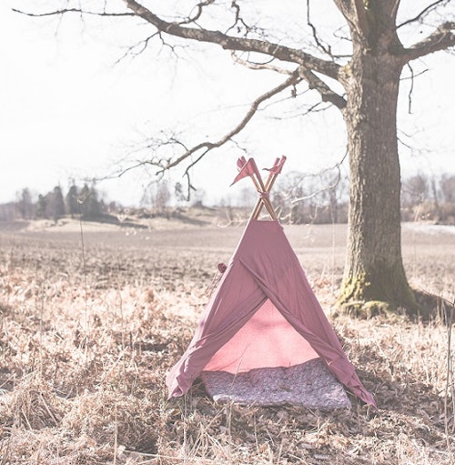 Numero 74, tipi tent for the children's room, Dusty pink