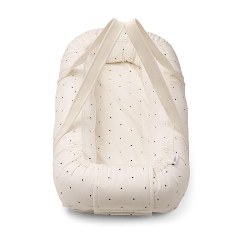 Liewood, baby lift babynest Classic dot creme de la creme