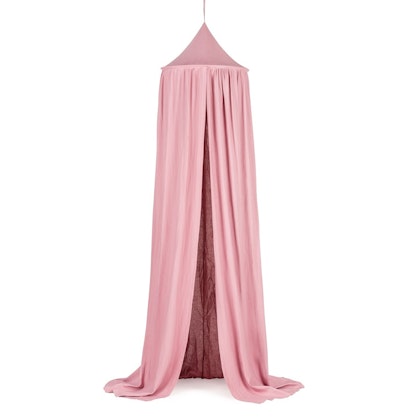 Large blush maxi bed canopy in linen, Cotton&Sweets