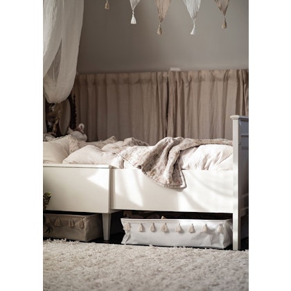 JaBaDaBaDo, bedside storage with tassels, beige