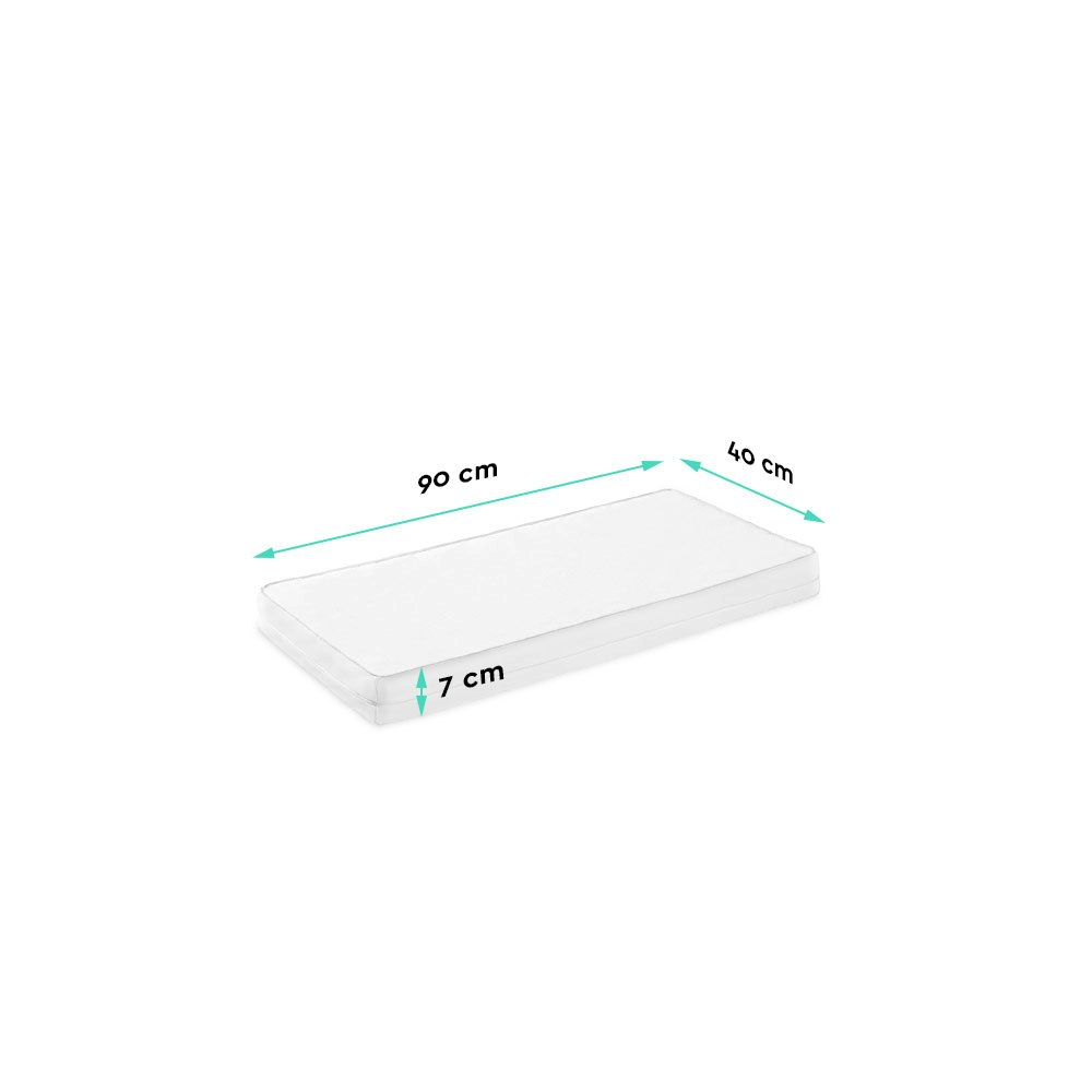 Högkvalitativ madrass till bed side crib/sidosäng 90x40 cm 