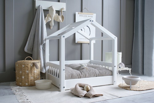 Cozy hundsäng/hundbädd Vit (L)