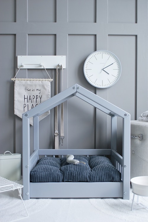 Cozy hundsäng/hundbädd Grå (L)