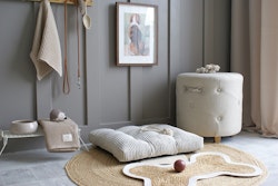 Beige kudde till hundbädd/hundsäng (L)