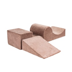 Meow, Byggbar rutschkana lekplats sammet, beige outlet