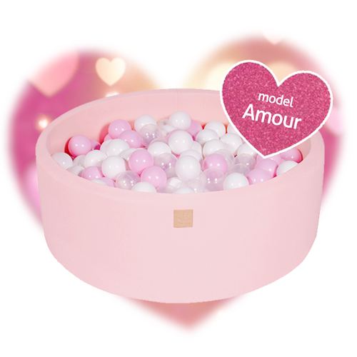 Meow, rosa bollhav med 250 bollar, Amour-outlet