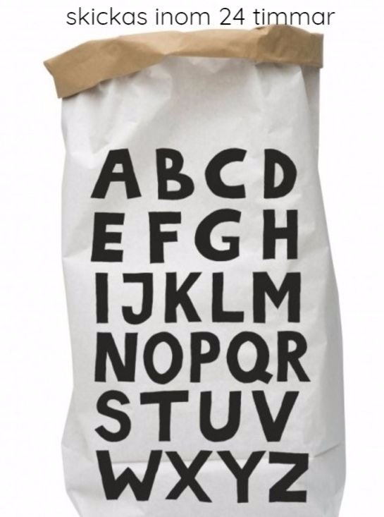 Tellkiddo paper bag ABC Tellkiddo paper bag ABC