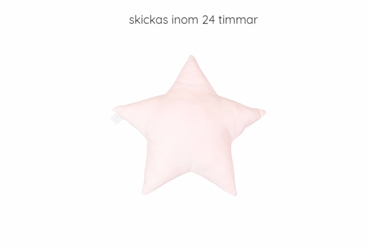 Cushion pink star, Cotton&Sweets 