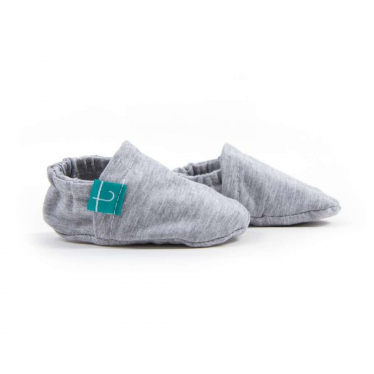 Newborn Mockasiner - Grey barn färgglada mockasiner