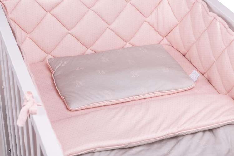 Children's bed sheet incl Duvet & Pillow, Bed set 70x100 pink rabbits ...