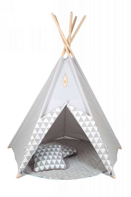Reading tent tipi - Grey colour - Little nomad 