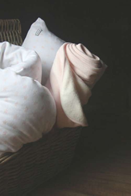 Baby blanket Teddy, Little Heart, pink 