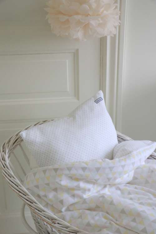 Children's bed sheet, Little Heart Crib set wagon pastel confetti 