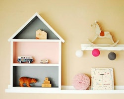 House shelf pink and grey,XL