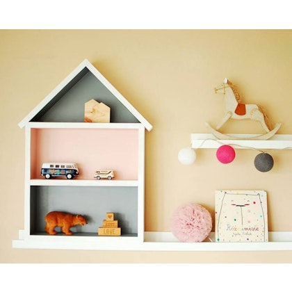 House shelf pink and grey,XL