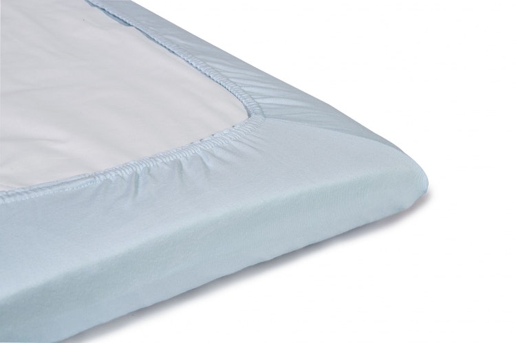 Blue stretch sheet pram/cradle, NG Baby 