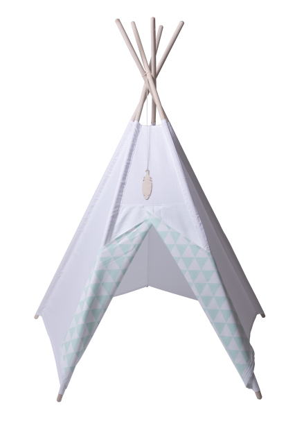 Reading tent Tipi in mint - Little nomad 