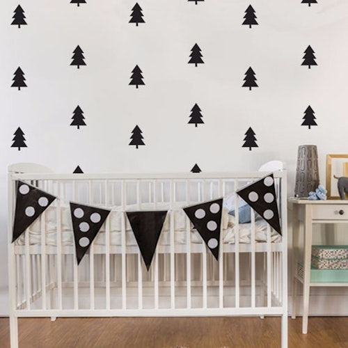 Wall stickers fir trees 50 pcs