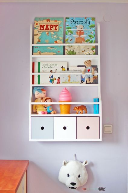 Wall shelf with three drawers, Cameleon 