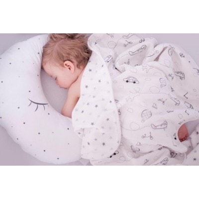 Pillow XL / Nursing pillow white moon, Effii Children World 