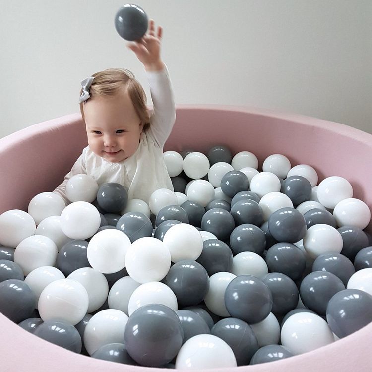 Pink ball pit with 200 balls of your choice, Misioo Pink ball pit with 200 balls of your choice, Misioo