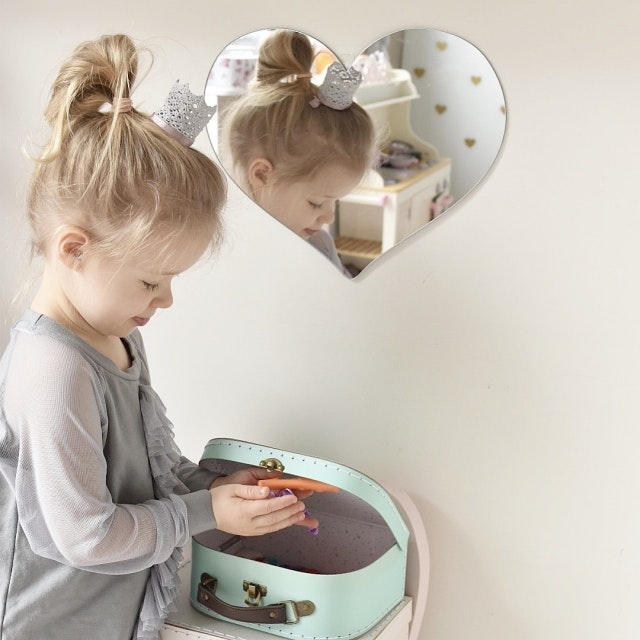 Heart Mirror, Children's room mirror Heart Mirror, Children's room mirror